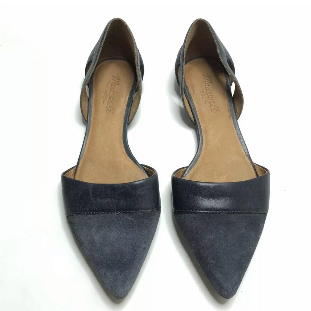 SHOE FEST ‘19 🥳 MADEWELL D’Orsay Blk Flats Sz 7.5